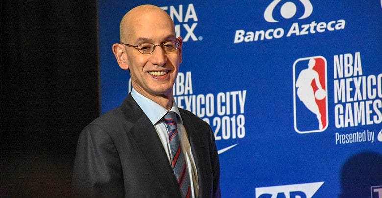 Adam Silver - equipo de la NBA en México