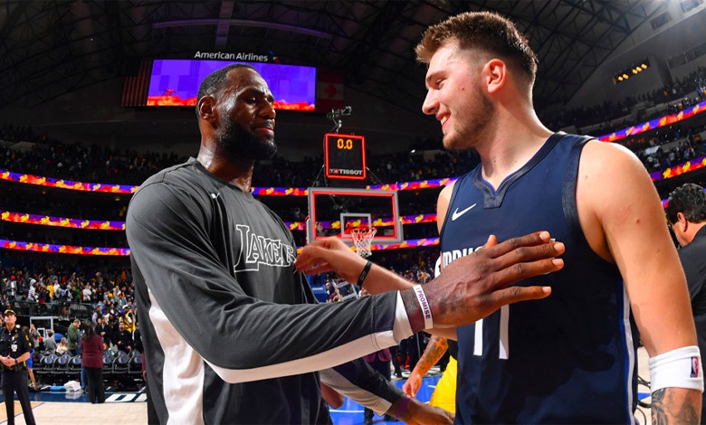 Luka Doncic LeBron James