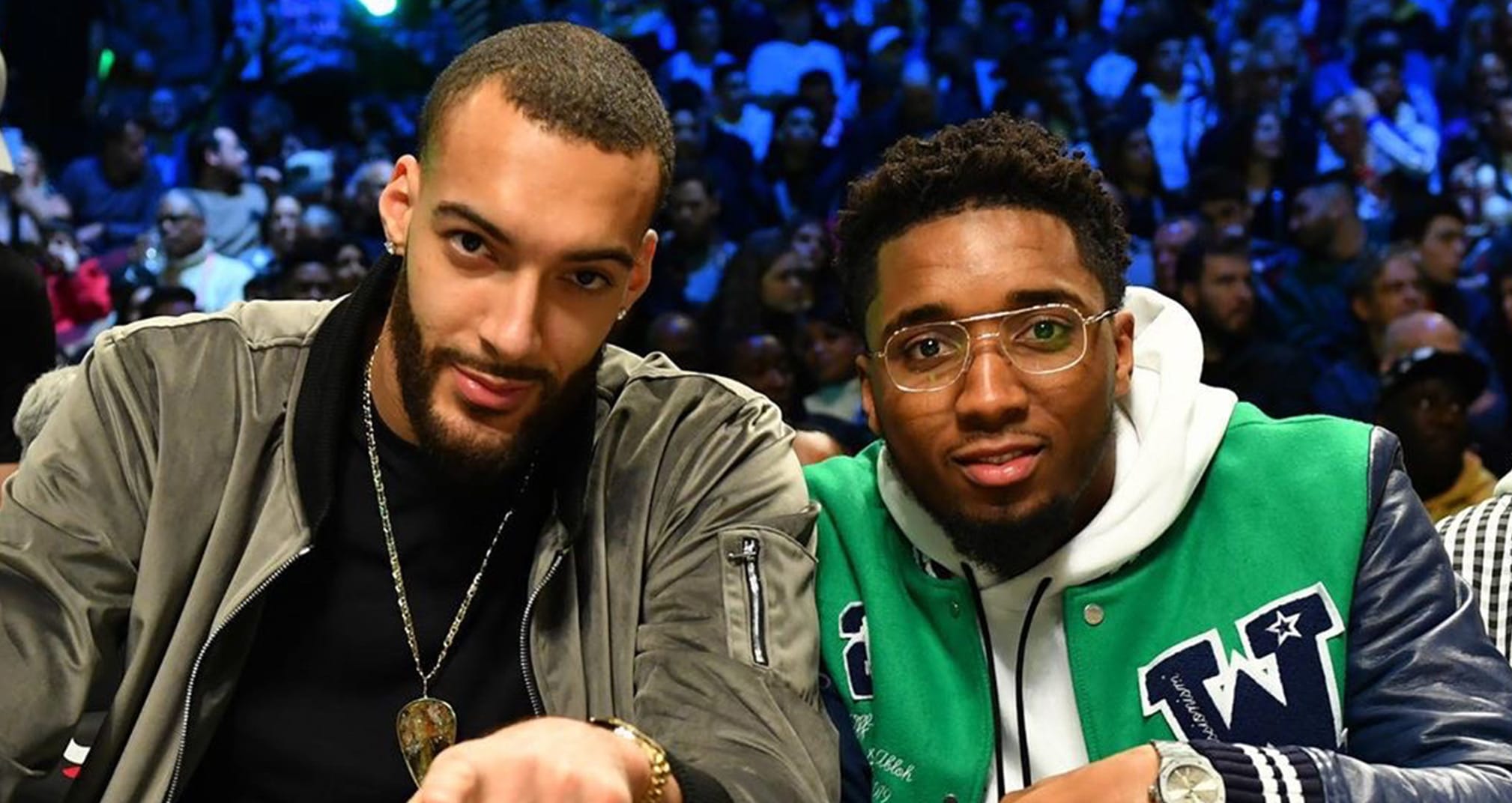 Rudy Gobert y Donovan Mitchell Coronavirus