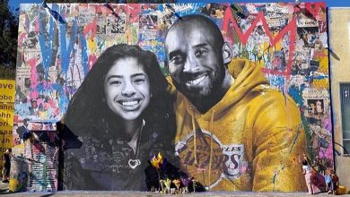 Quitan mural de Kobe Bryant por contingencia de Coronavirus