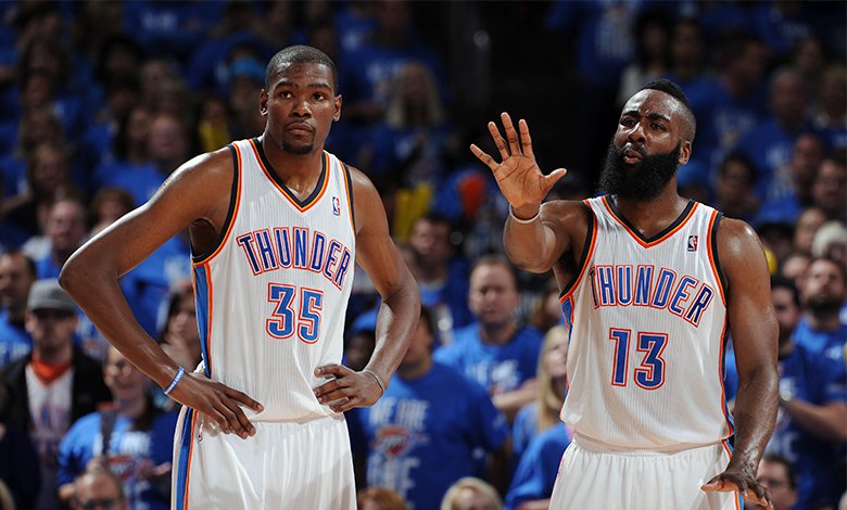 Kevin Durant da bienvenida a James Harden en los Brooklyn Nets